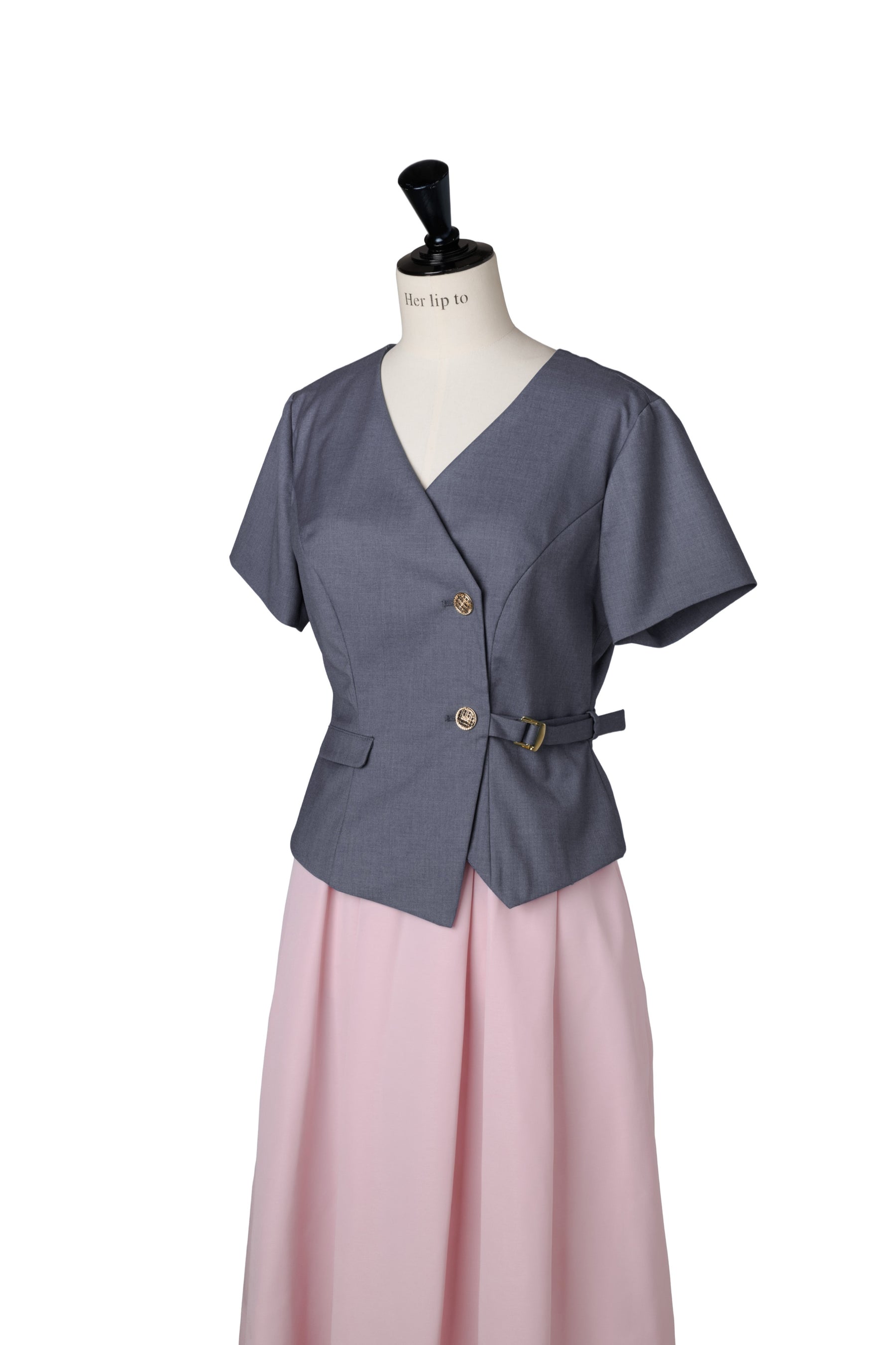 Asymmetrical Belted Docking Dress