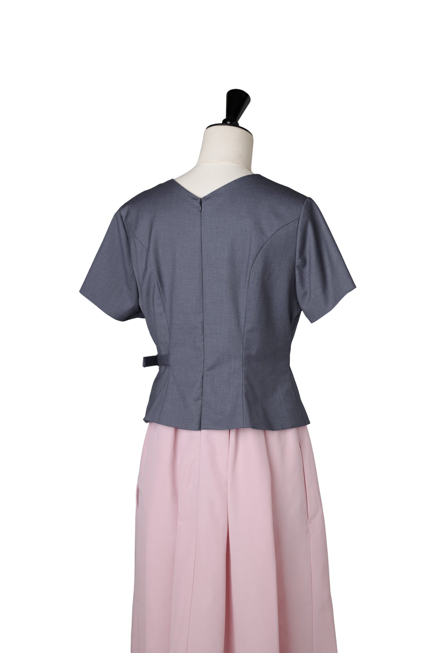Asymmetrical Belted Docking Dress