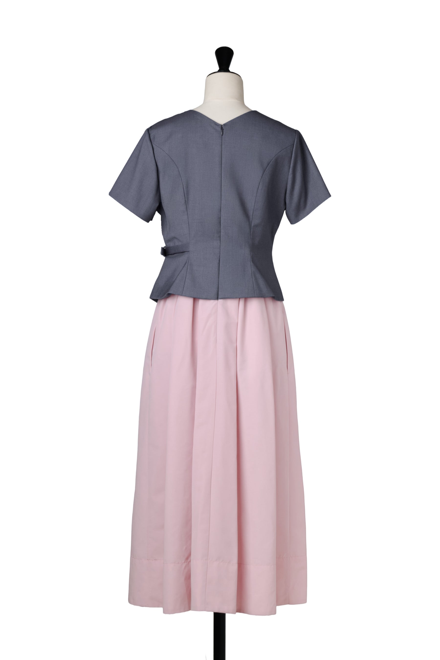 Asymmetrical Belted Docking Dress