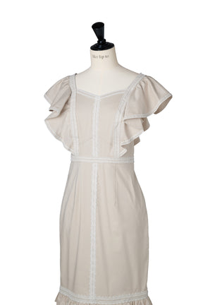 Kiki Butterfly Sleeve Dress