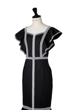 Kiki Butterfly Sleeve Dress