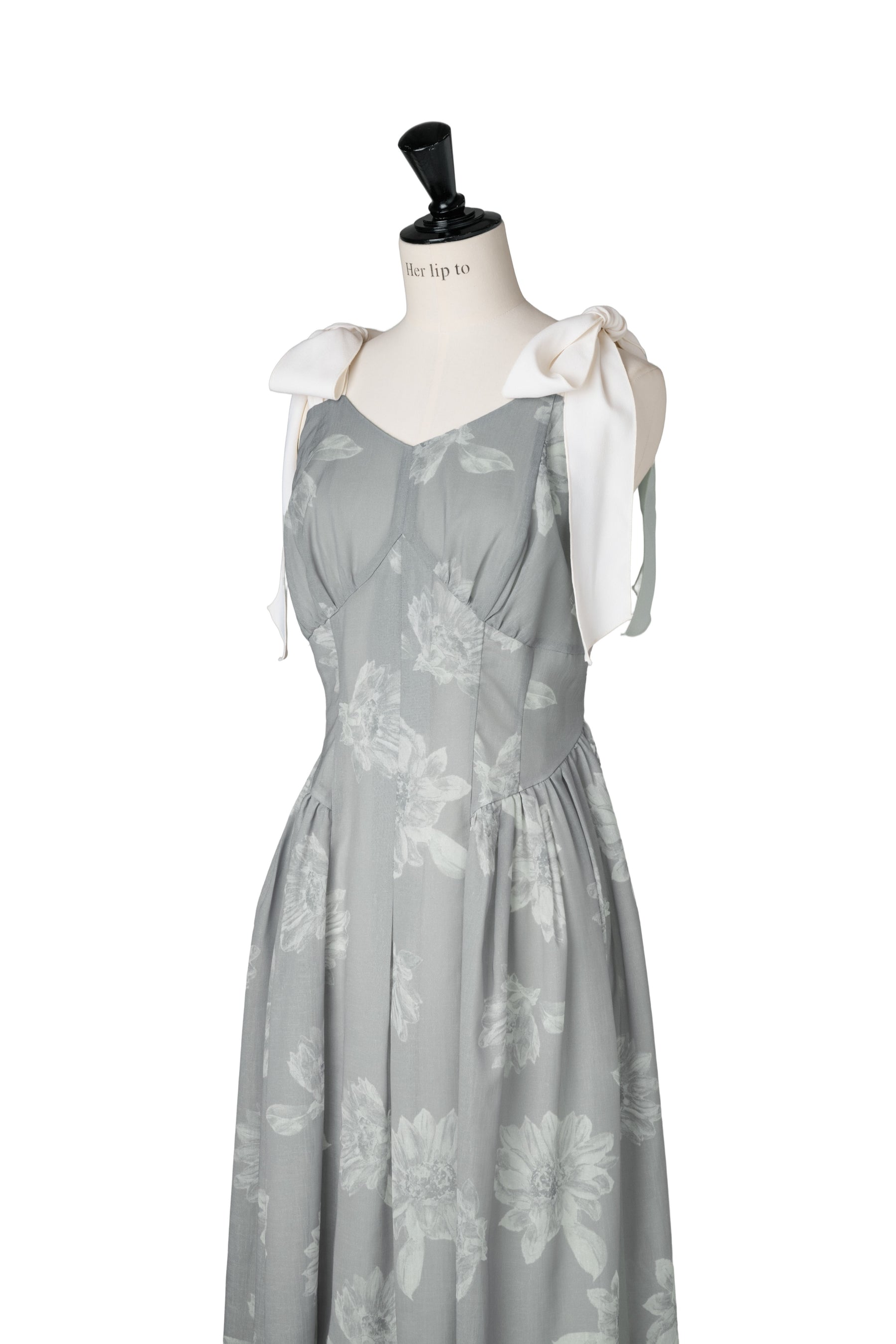 【新色】Sunflower-Printed Midi Dress