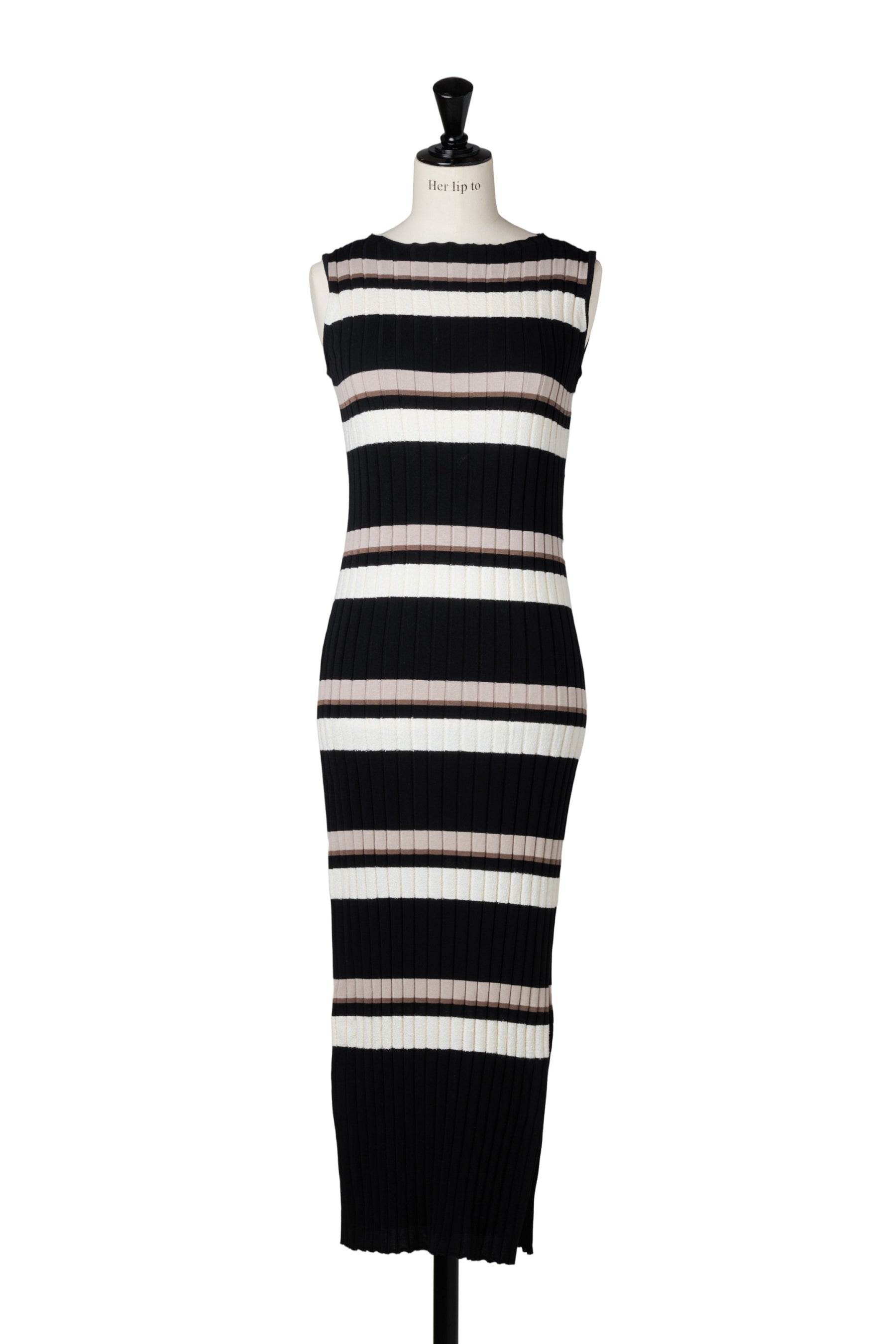 ワンピース herlipto Moor Argyle Ribbon Knit Dress Herlipto Moor Argyle Ribbon Knit Dress 【公式通販】