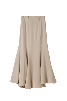 Solid Mermaid Long Skirt