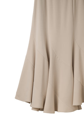 Solid Mermaid Long Skirt