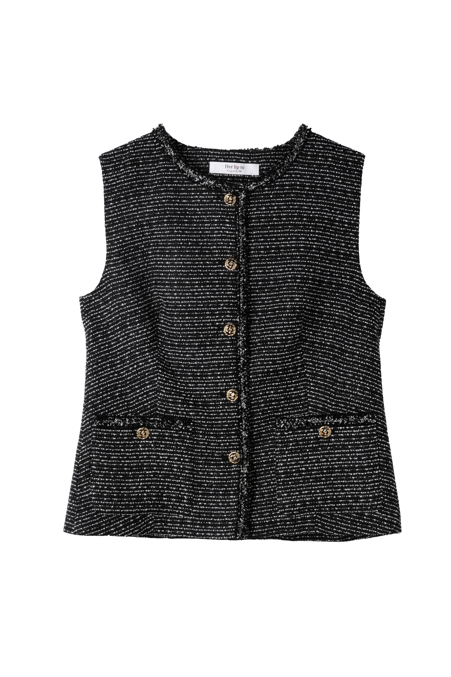 Alexis Tweed Vest