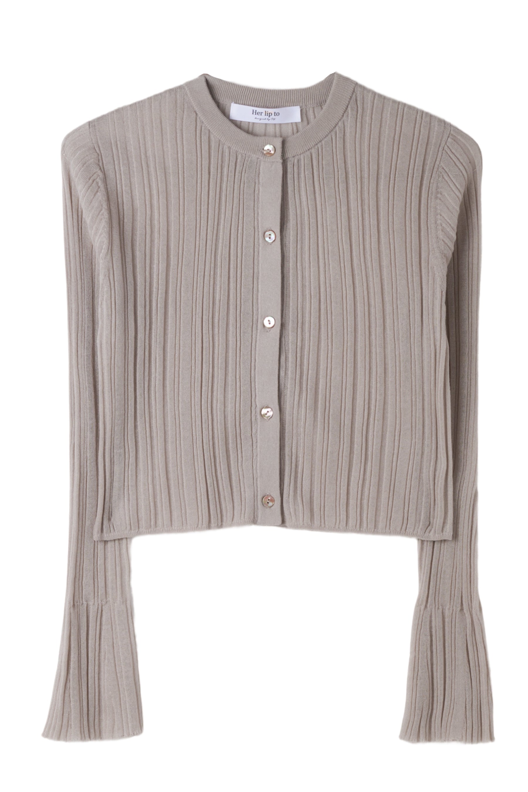 新色】Random Ribbed Knit Cardigan