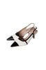 Two-Tone Slingback Pumps		