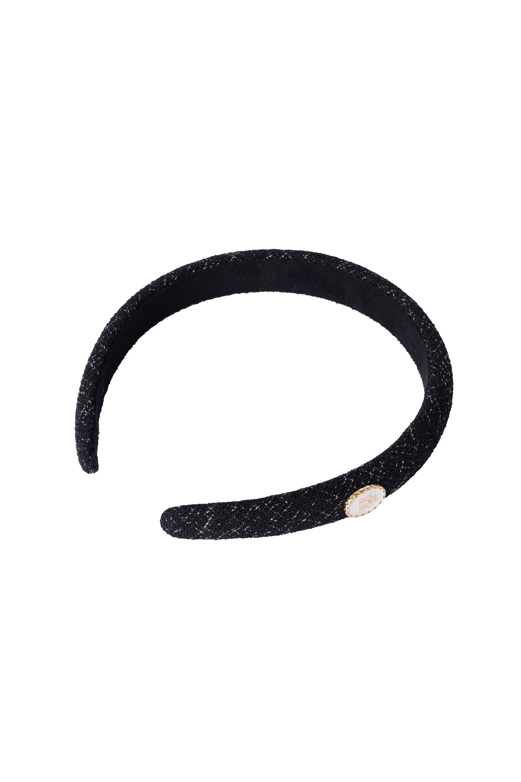 Trois Charm Tweed Headband		
