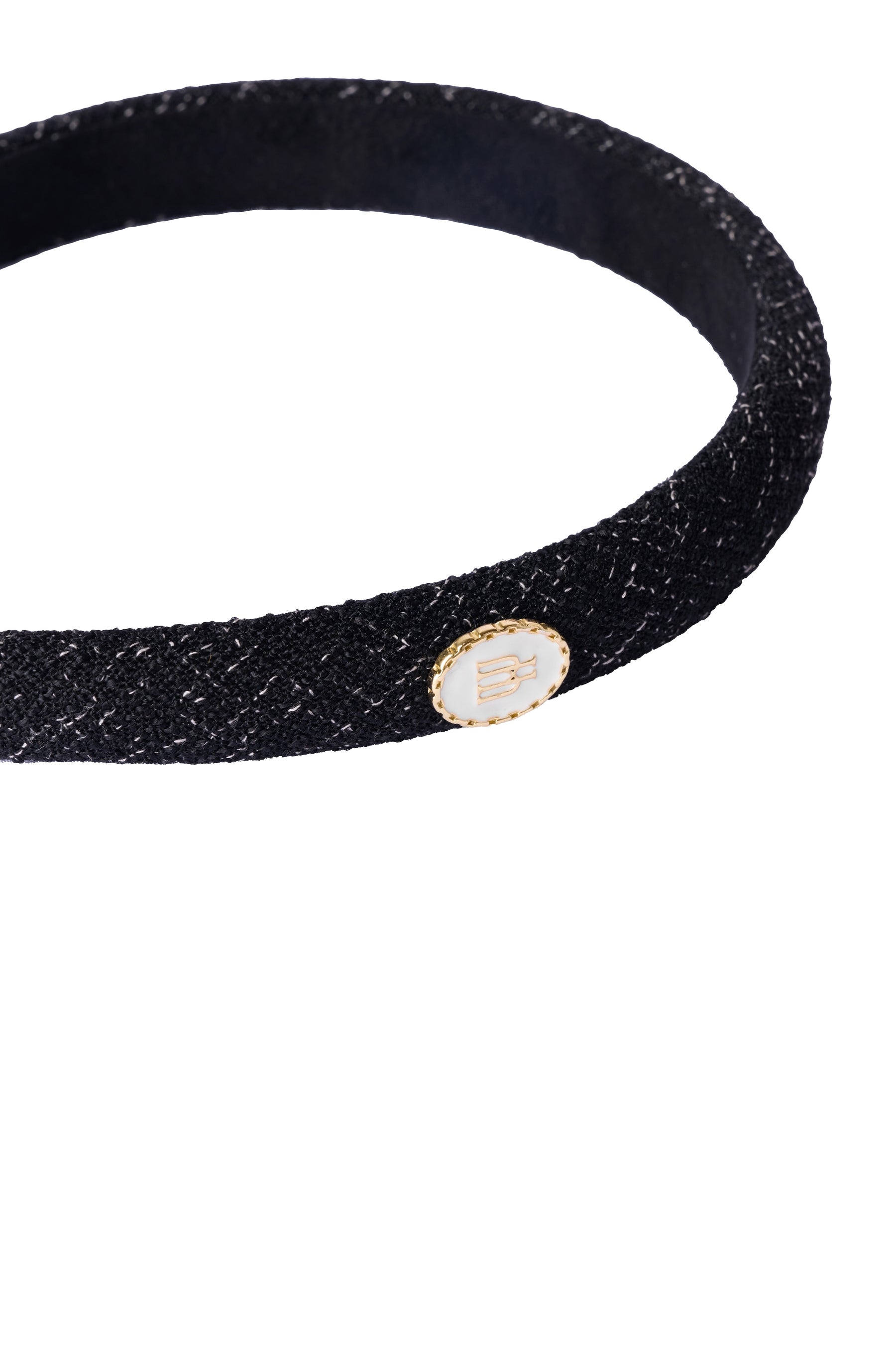 Trois Charm Tweed Headband		