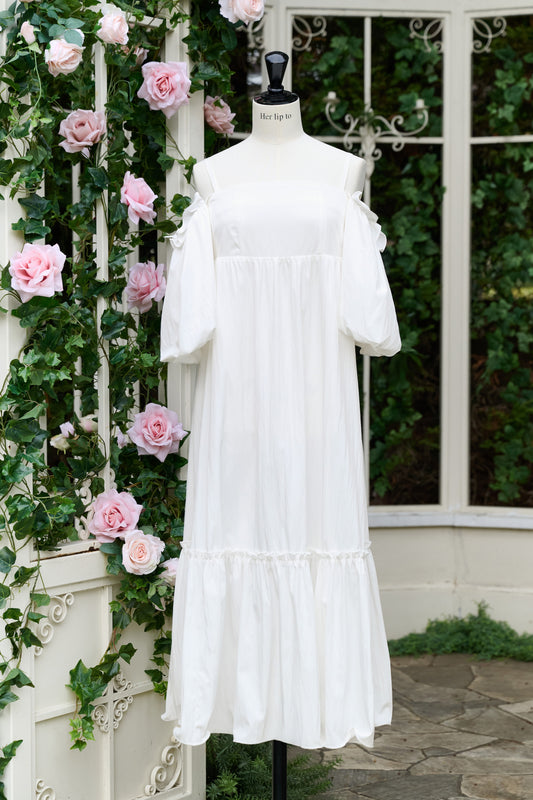 Mia Volume Sleeve Dress