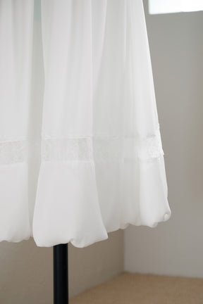 ［Essentia］Eyelet Knit Docking Dress