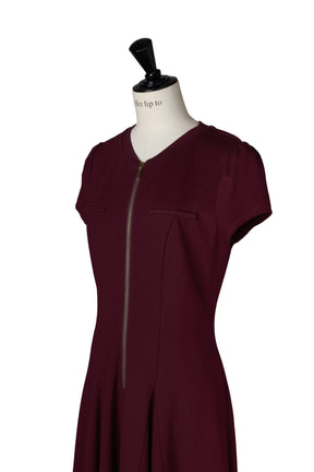 ［Essentia］Front Zip Long Dress