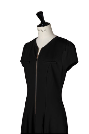 ［Essentia］Front Zip Long Dress