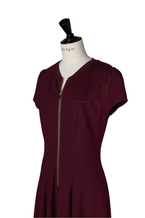 ［Essentia］Front Zip Long Dress