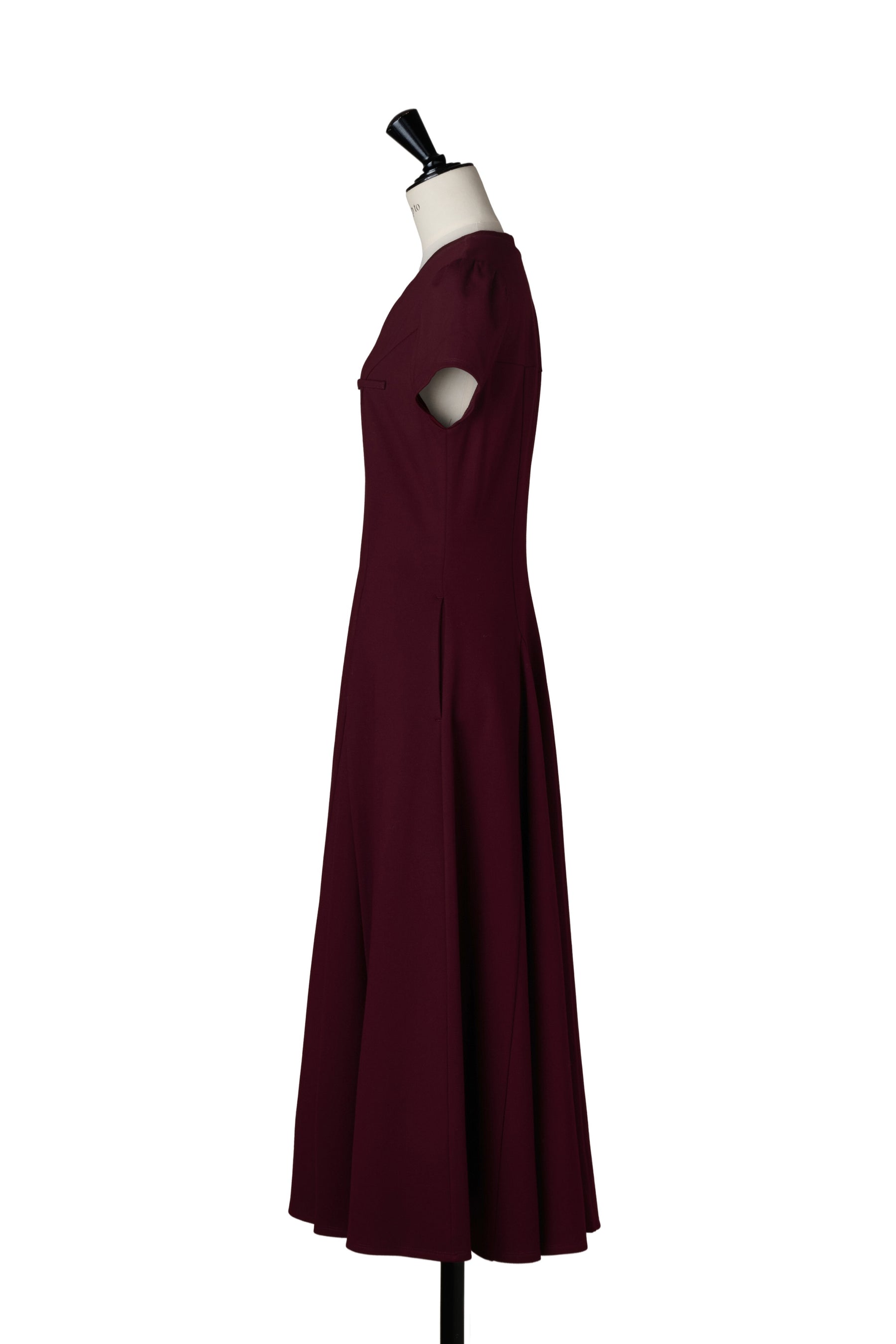 ［Essentia］Front Zip Long Dress