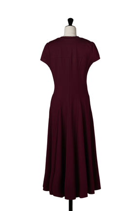 ［Essentia］Front Zip Long Dress