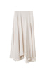 【7月中旬発送】［Essentia］Asymmetric-Hem Long Skirt