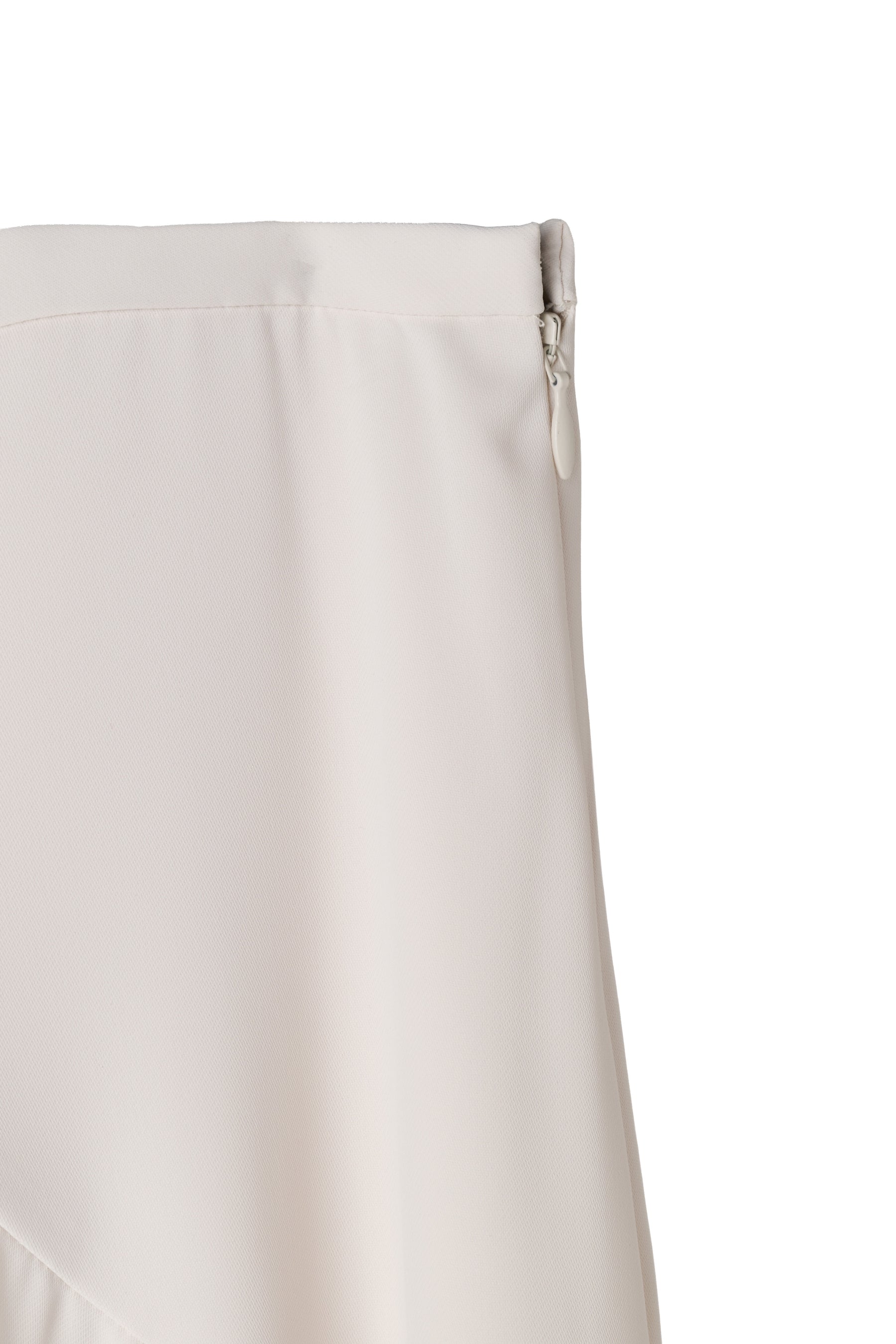 Essentia] Asymmetric-Hem Long Skirt