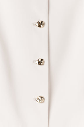 【7月下旬発送】［Essentia］Gold Button Vest