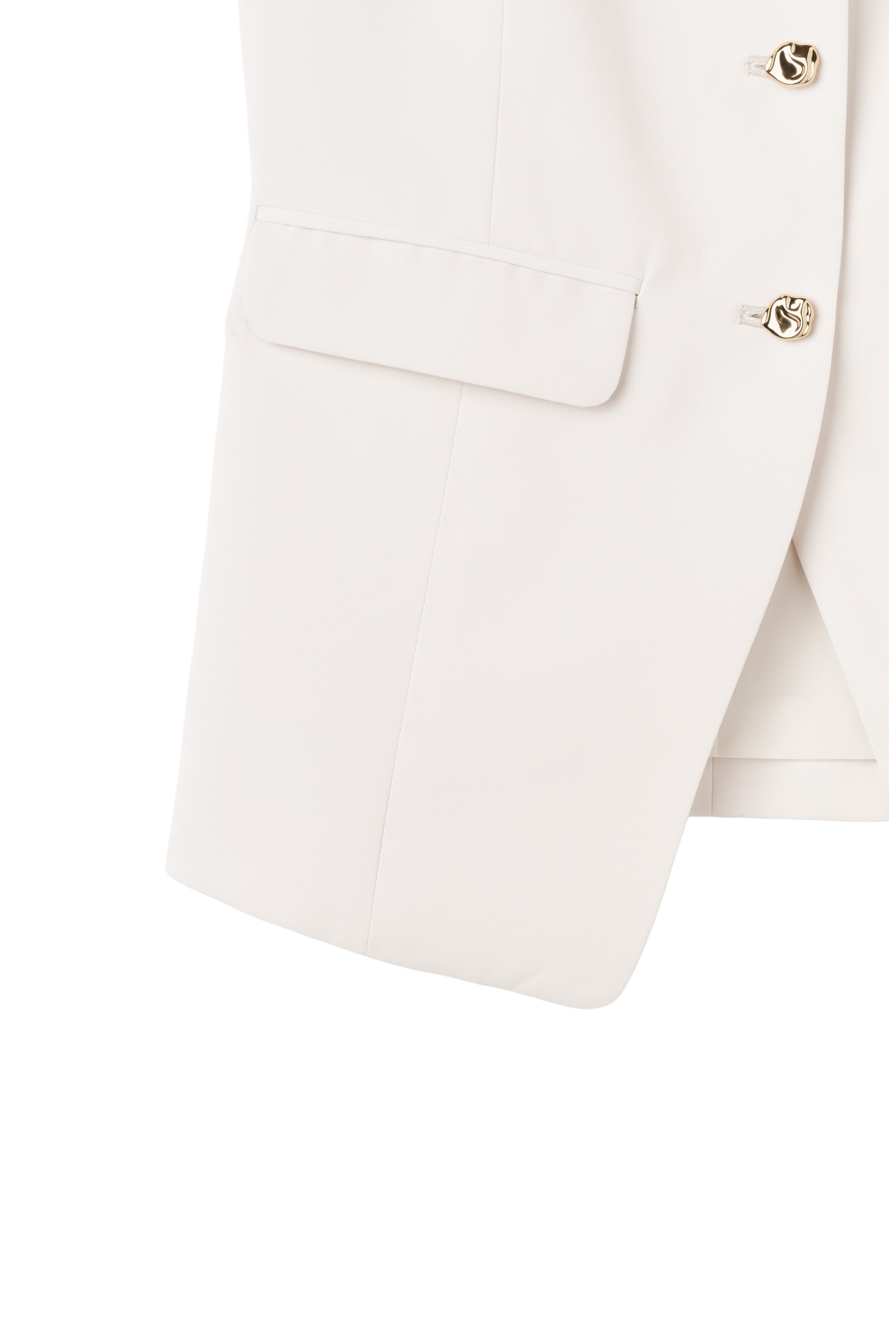 【7月下旬発送】［Essentia］Gold Button Vest