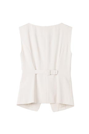 【7月下旬発送】［Essentia］Gold Button Vest