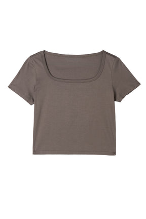 【7月中旬発送】【taupe / mocha / black】［Essentia］Essentia Basic Tee