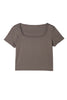 【7月中旬発送】【taupe / mocha / black】［Essentia］Essentia Basic Tee
