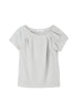［Essentia］Asymmetrical Tuck Top