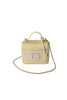 【新色】Raffia Effect Crystal Vanity Bag