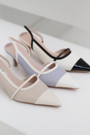 Two-Tone Slingback Pumps		