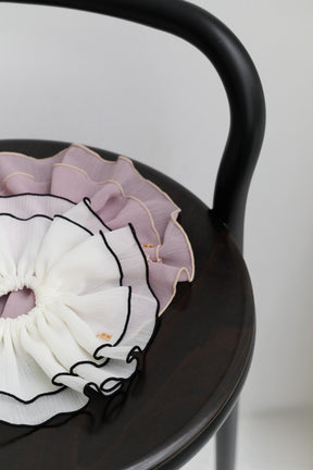 Big Floral Chiffon Chouchou		