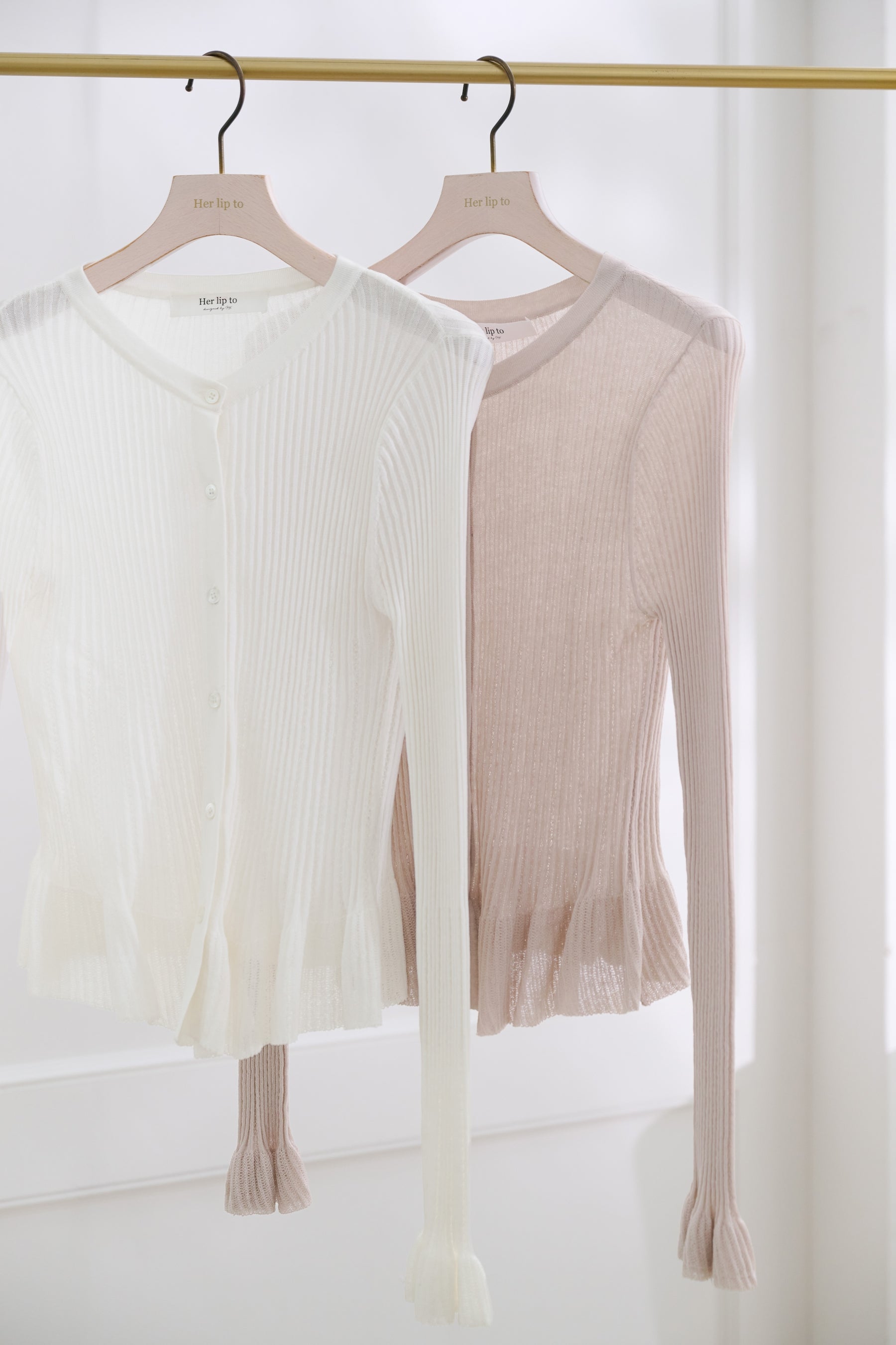 Frill Knit Cardigan