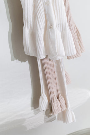 Frill Knit Cardigan