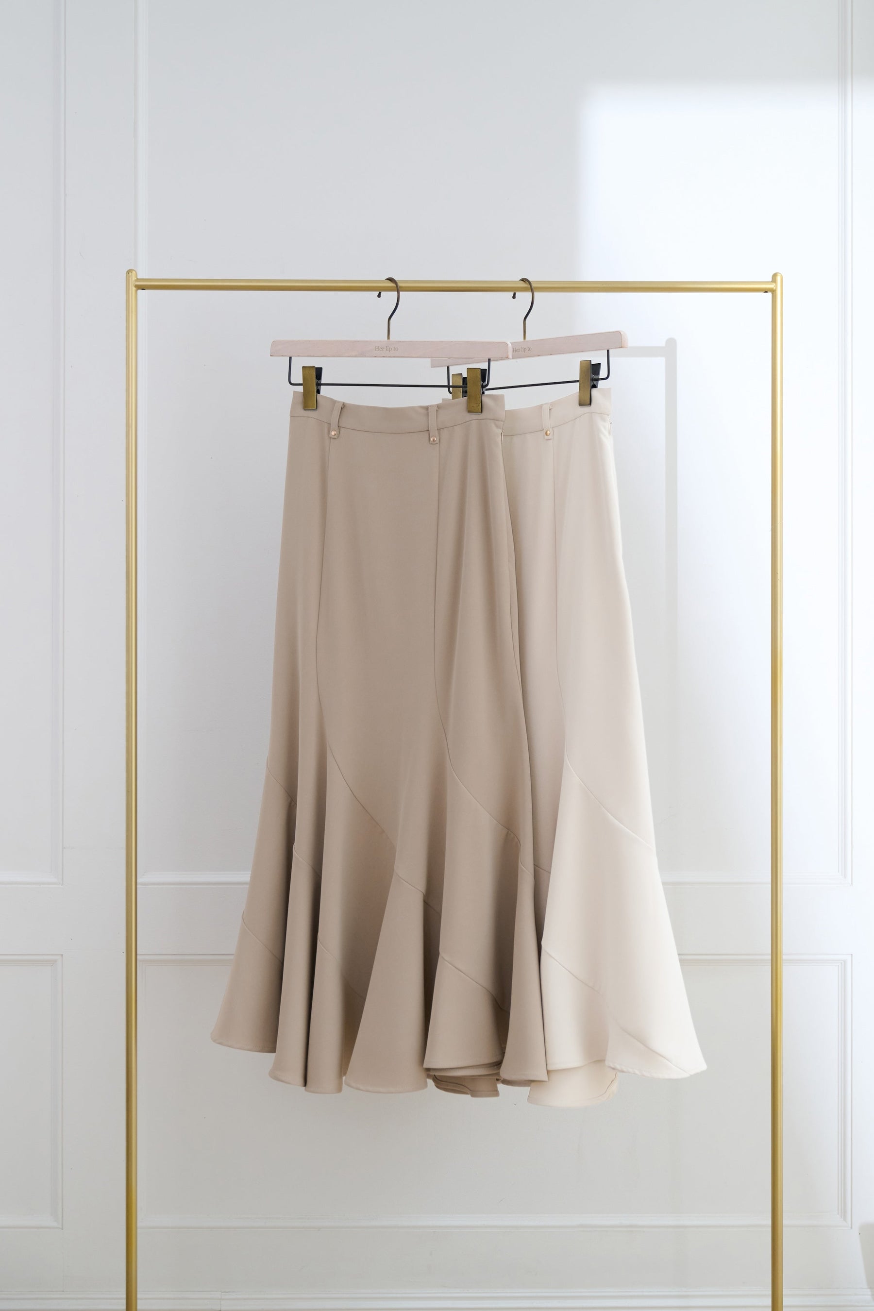 Solid Mermaid Long Skirt