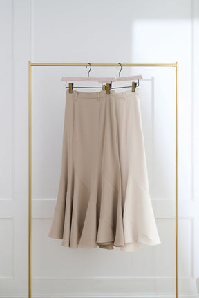 Solid Mermaid Long Skirt