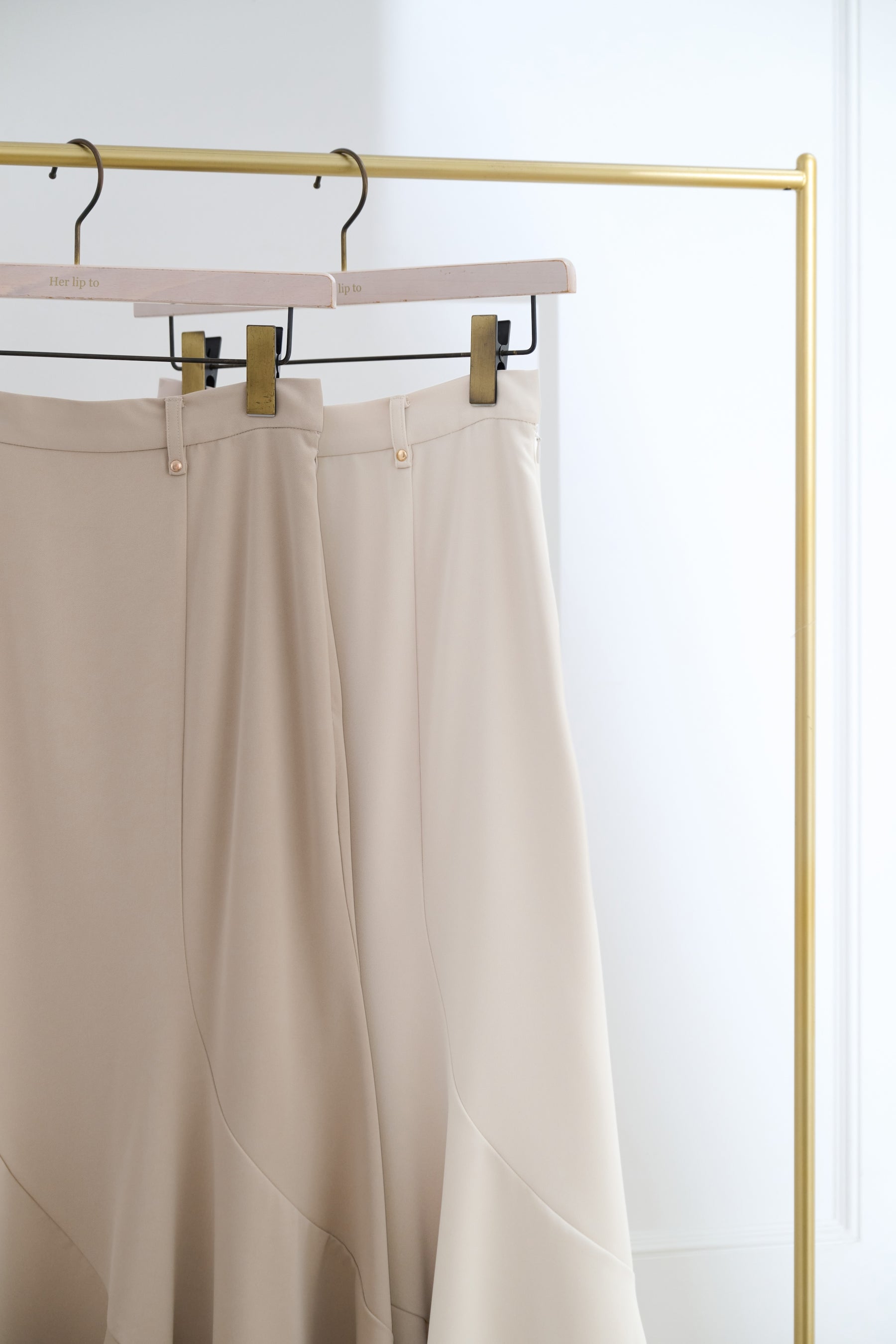 Solid Mermaid Long Skirt