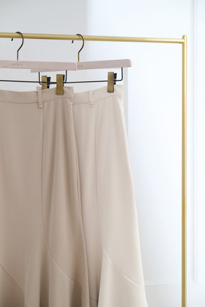 Solid Mermaid Long Skirt