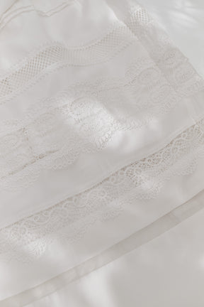 Clair Pintuck Lace Dress