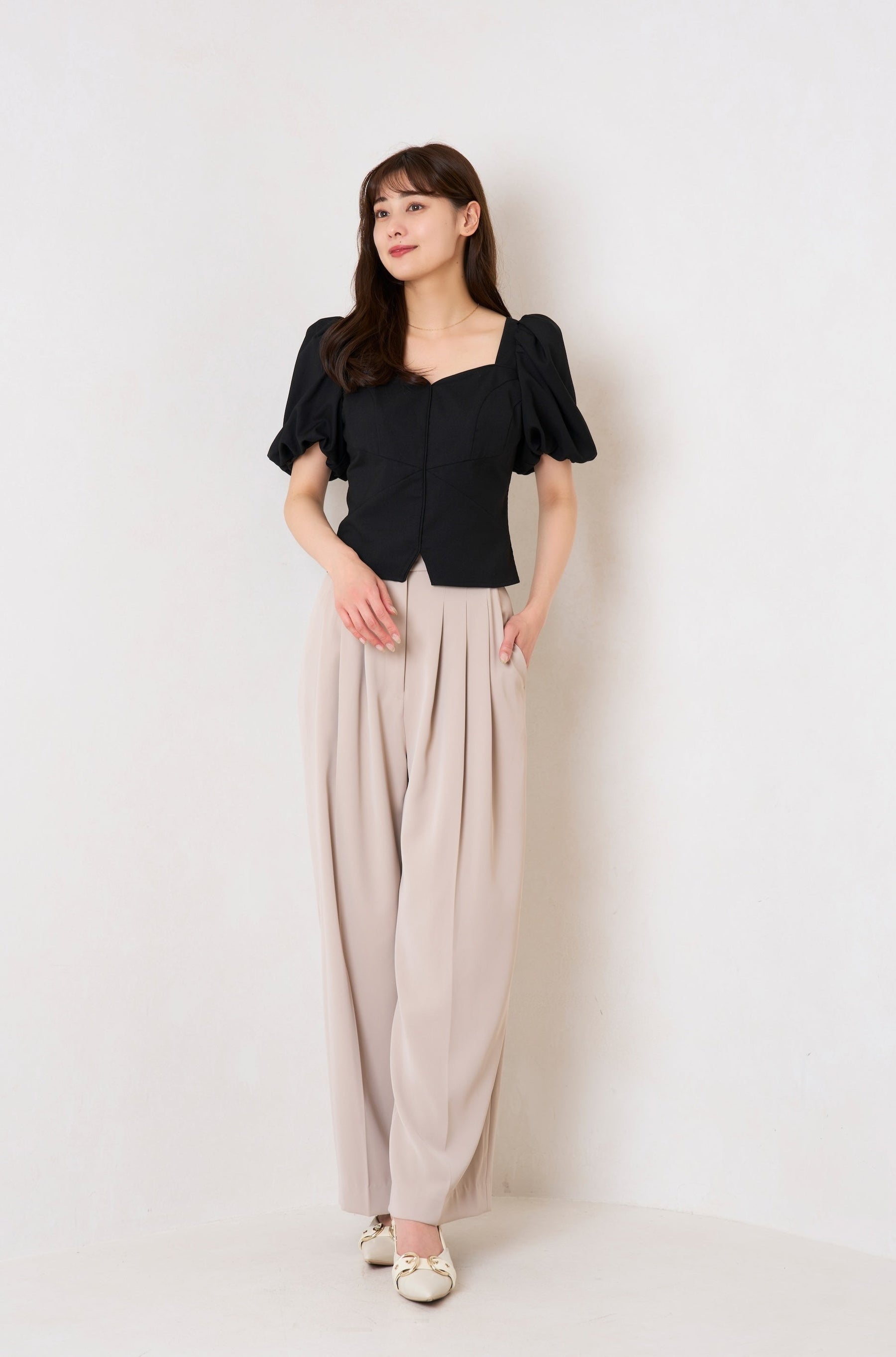 Manhattan Straight-Leg Pants