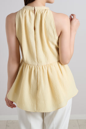 Mila Bow Peplum Blouse		