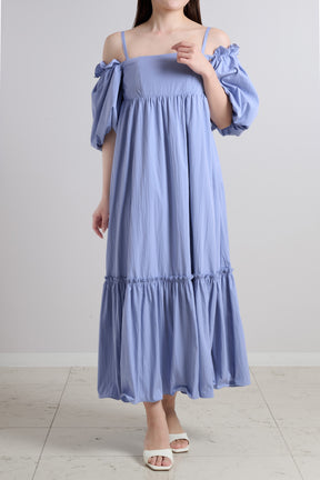 Mia Volume Sleeve Dress		