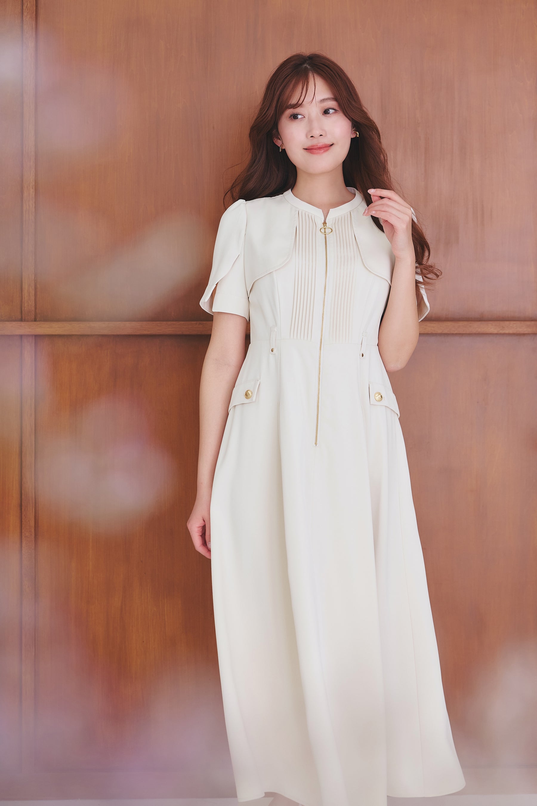 服/ファッション ドレス セットアップパンツドレス(ネイビー)SR3-295NA-M | OTONA DRESS