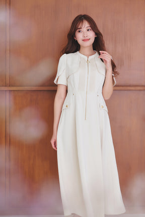 [off white] Nora Front Zip Dress		
