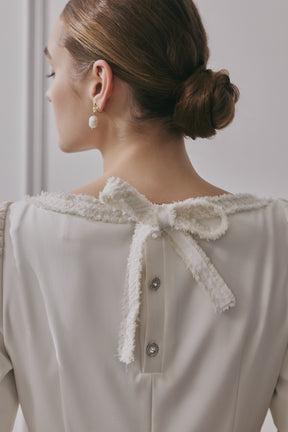 Vol.2 Pleated Ruffle Peplum Top