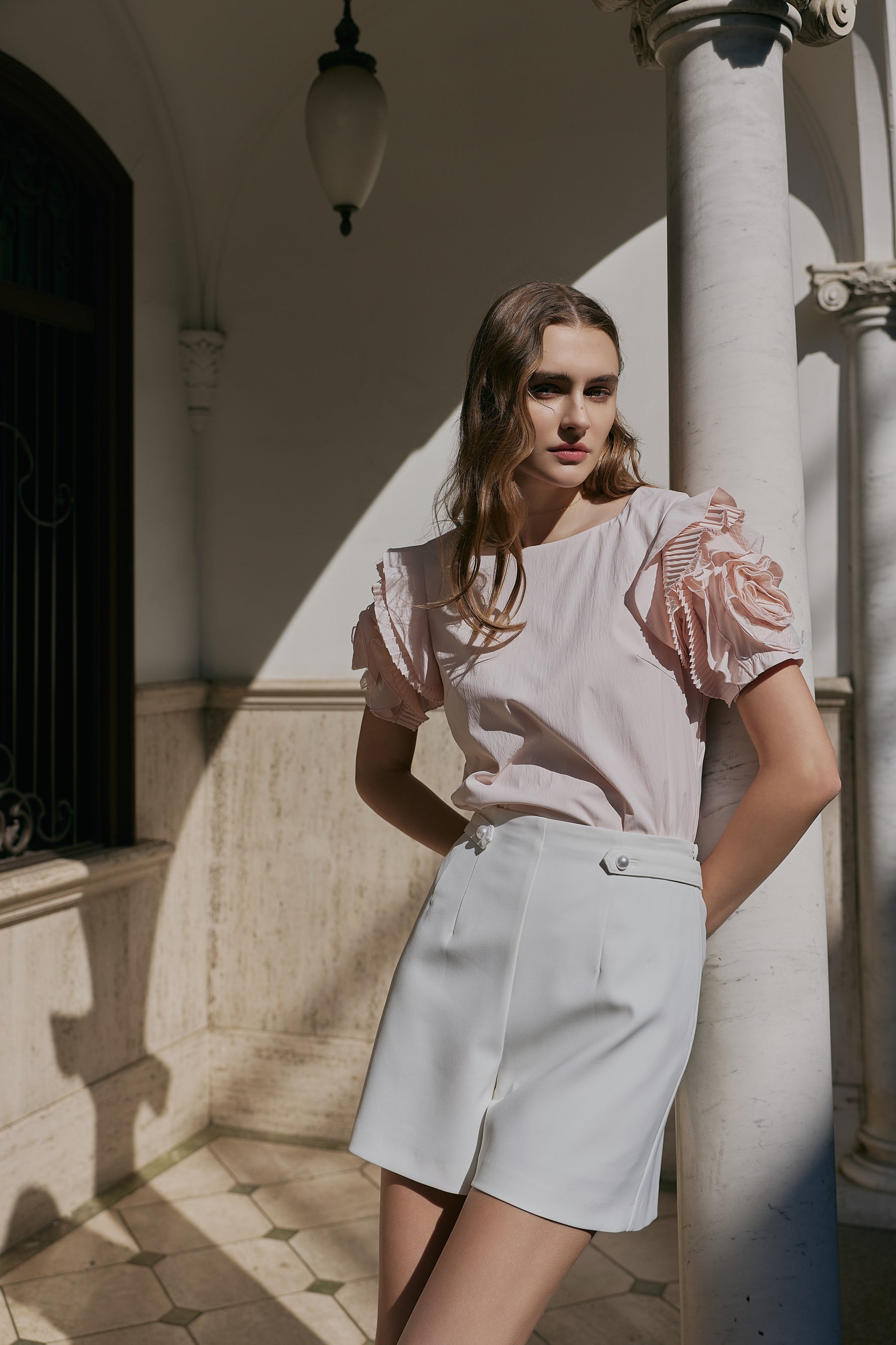 【3月下旬発送】Vol.2 Rose Sleeve Top