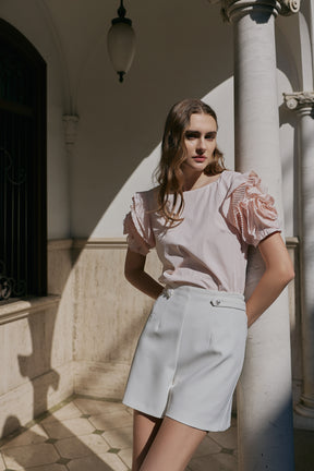 【3月下旬発送】Vol.2 Rose Sleeve Top