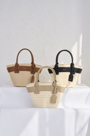【brown / black】【8月上旬発送】Palma Mini Tote Bag