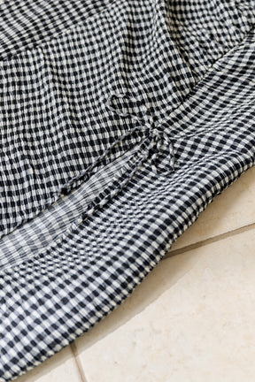 ［FOR HER］【6月下旬發送】French Chic Gingham Dress