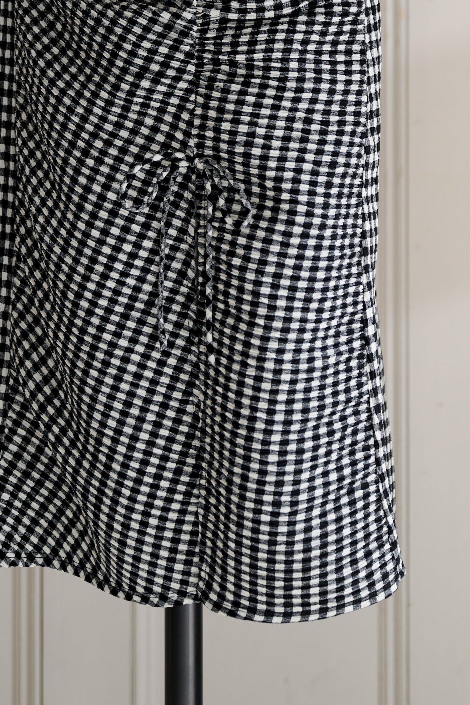 ［FOR HER］【6月下旬發送】French Chic Gingham Dress